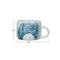 Hello Honey® 10oz. Cream & Blue Glaze Hand-Painted Stoneware Mug, 12ct.